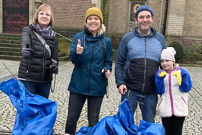 Unterwegs für ein sauberes Rheindahlen